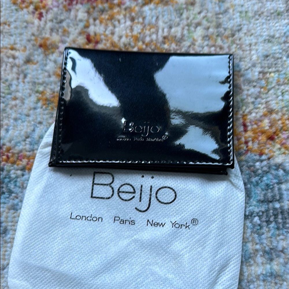 Beijo Glossy Black Card Holder